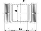 Schraubmuffenschlaufe WILD 100 mm