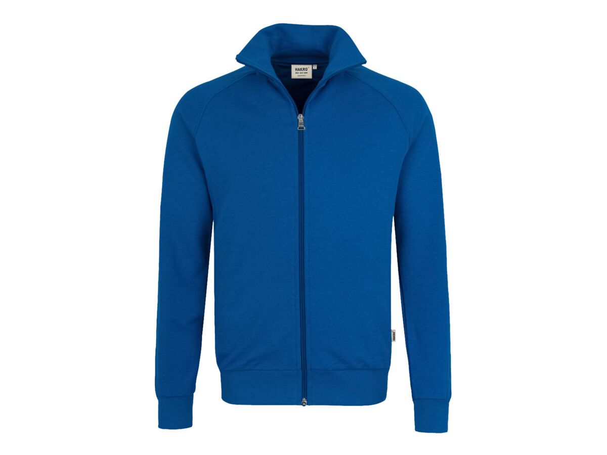 Sweatjacke College Sportlicher Raglan- - Schnitt 70% Baumw. 30% Polyest.300 g /m²