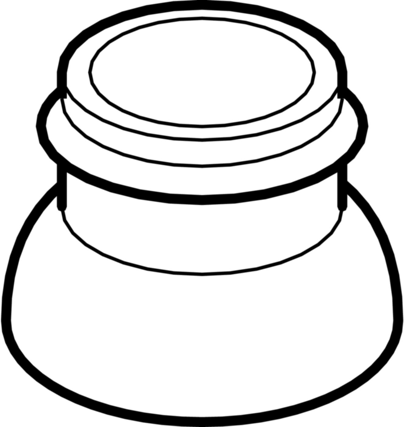 Geberit PE Dunstrohr-Abdeckung