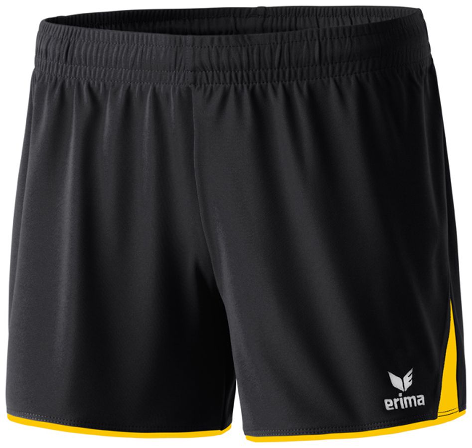 Erima 5-CUBES Damen Shorts - schwarz-gelb