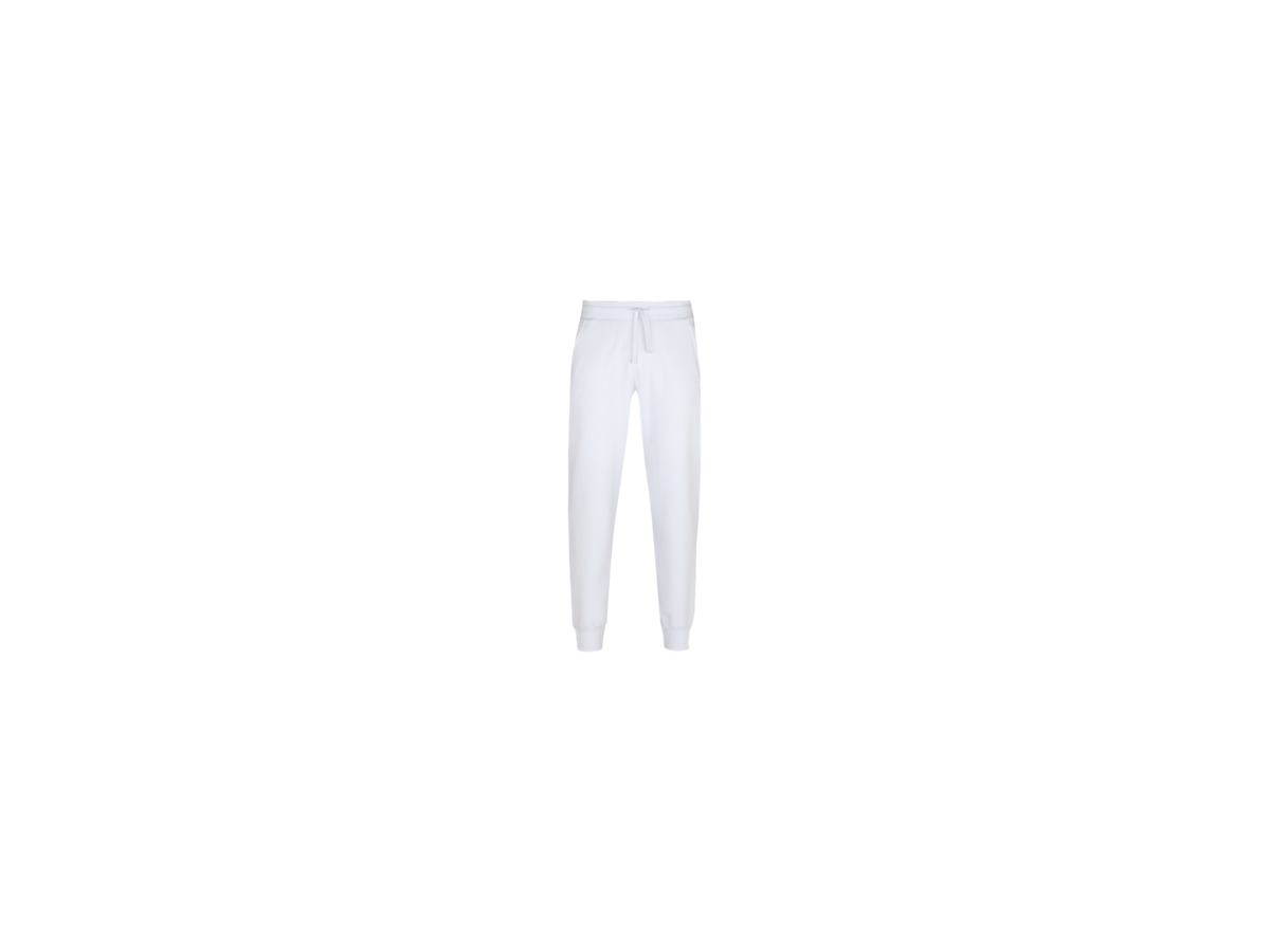 Jogginghose Gr. 3XL, weiss - 70% Baumwolle, 30% Polyester, 300 g/m²