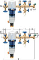 Standard-Verteilbatterie 25 (1) - ohne Verschraubungen