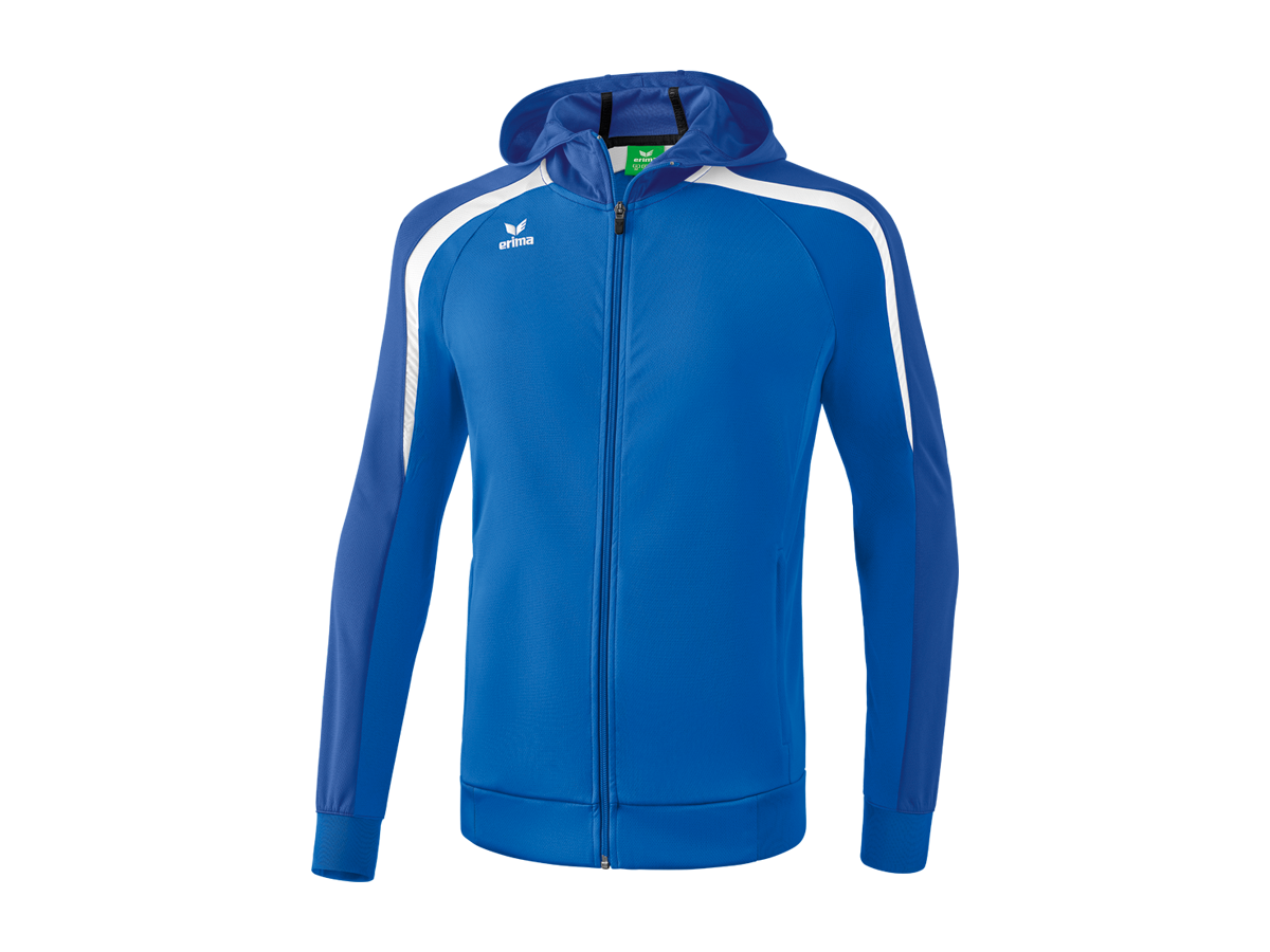 Liga 2.0 Trainingsjacke + Kapuze Gr. M - new royal/true blue/weiss, 100% PES