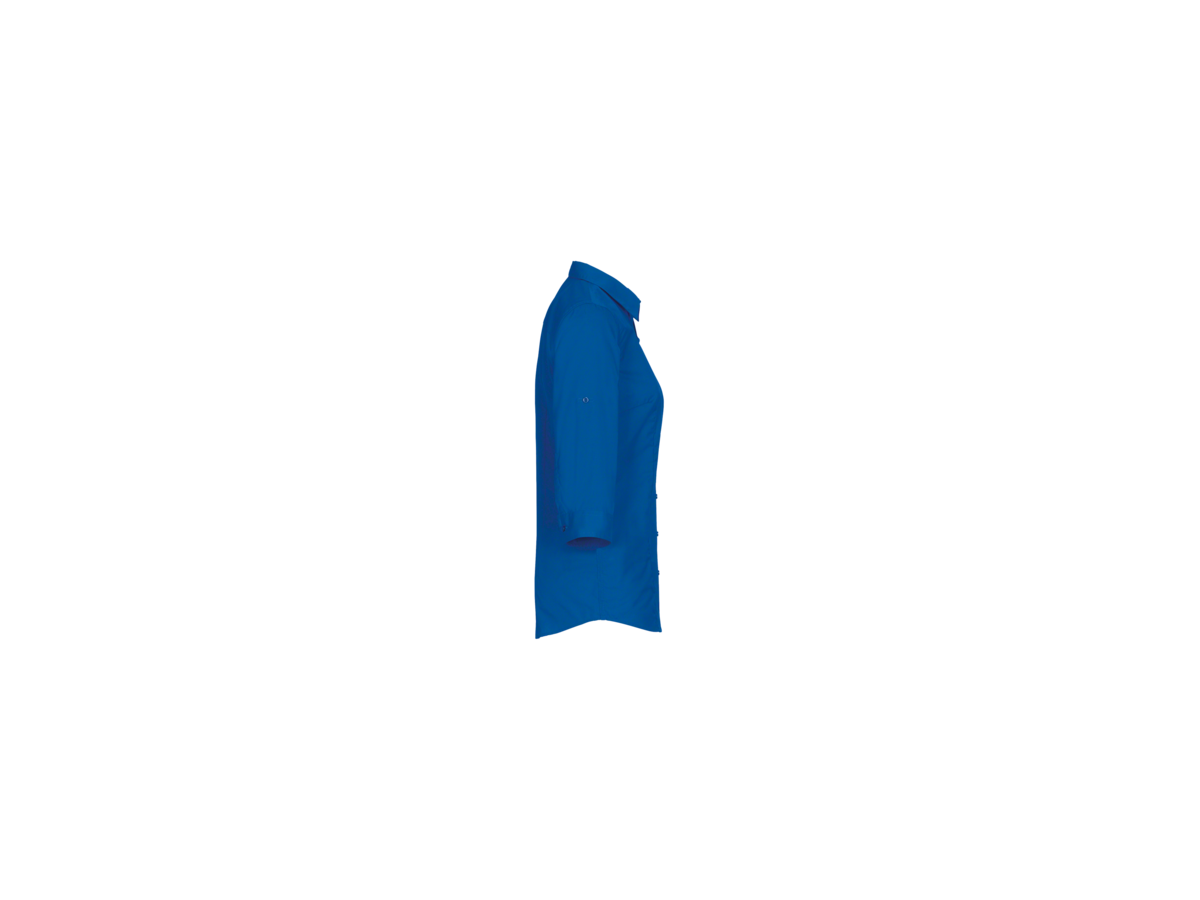 Bluse Vario-¾-Arm Perf. 6XL royalblau - 50% Baumwolle, 50% Polyester, 120 g/m²