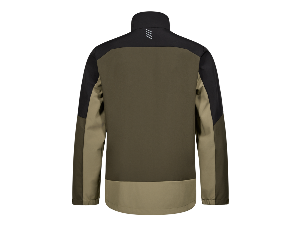 ENTIRE Softshelljacke Gr. XL - Forest Green/Schwarz