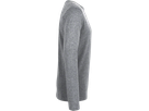 Longsleeve Heavy Gr. 2XL, grau meliert - 85% Baumwolle, 15% Viscose, 185 g/m²