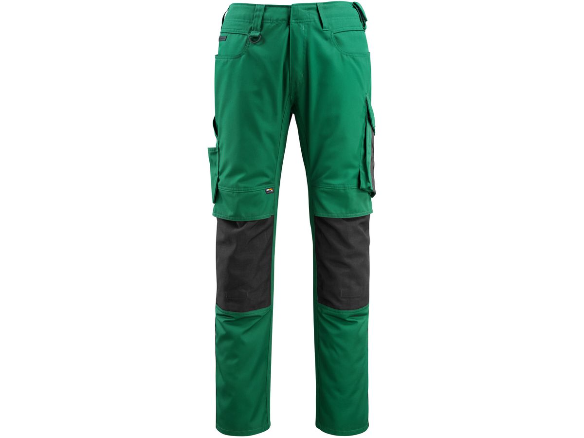 Mannheim Hose grün-schwarz Gr. 76C50 - 65% polyester / 35% baumwolle