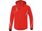 Softshelljacke Function, Gr. S - rot/weiss, 100% PES