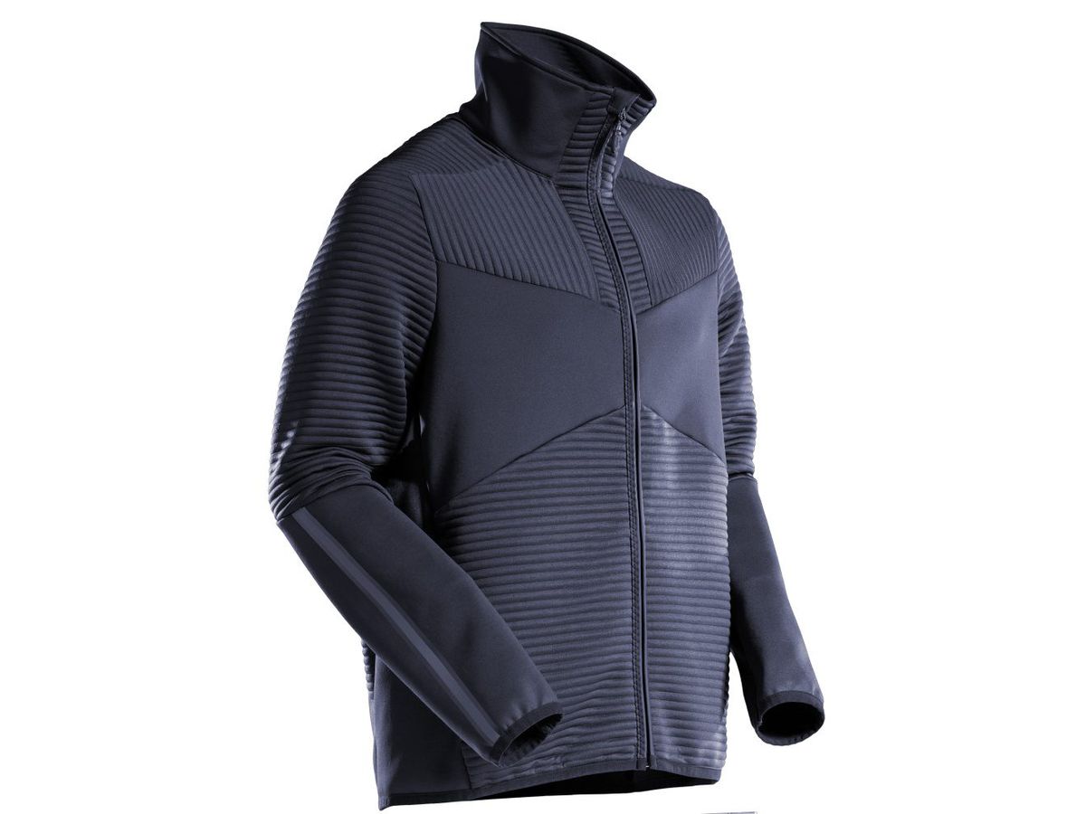 MASCOT® Fleecepullover, schwarzblau S - 100% Recyceltes Polyester