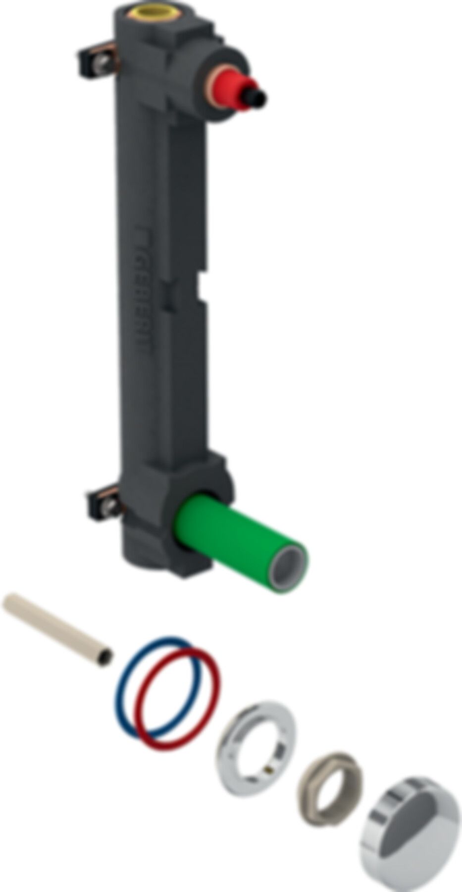 Geberit Wasserstrecke Rp 3/4" - mit Unterputzabsperrventil JRG LegioStop