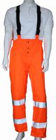 Smantex-Regenhose mit 3M Reflexstreifen - Gr. XXL, leuchtorange, 100% Polyester