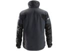 Allround Work gefütterte Jacke, Gr. XS - stahlgrau/schwarz, 100% PES, 220 g/m²