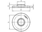 Gewindeflansch +GF+ verz. 321 11/4"