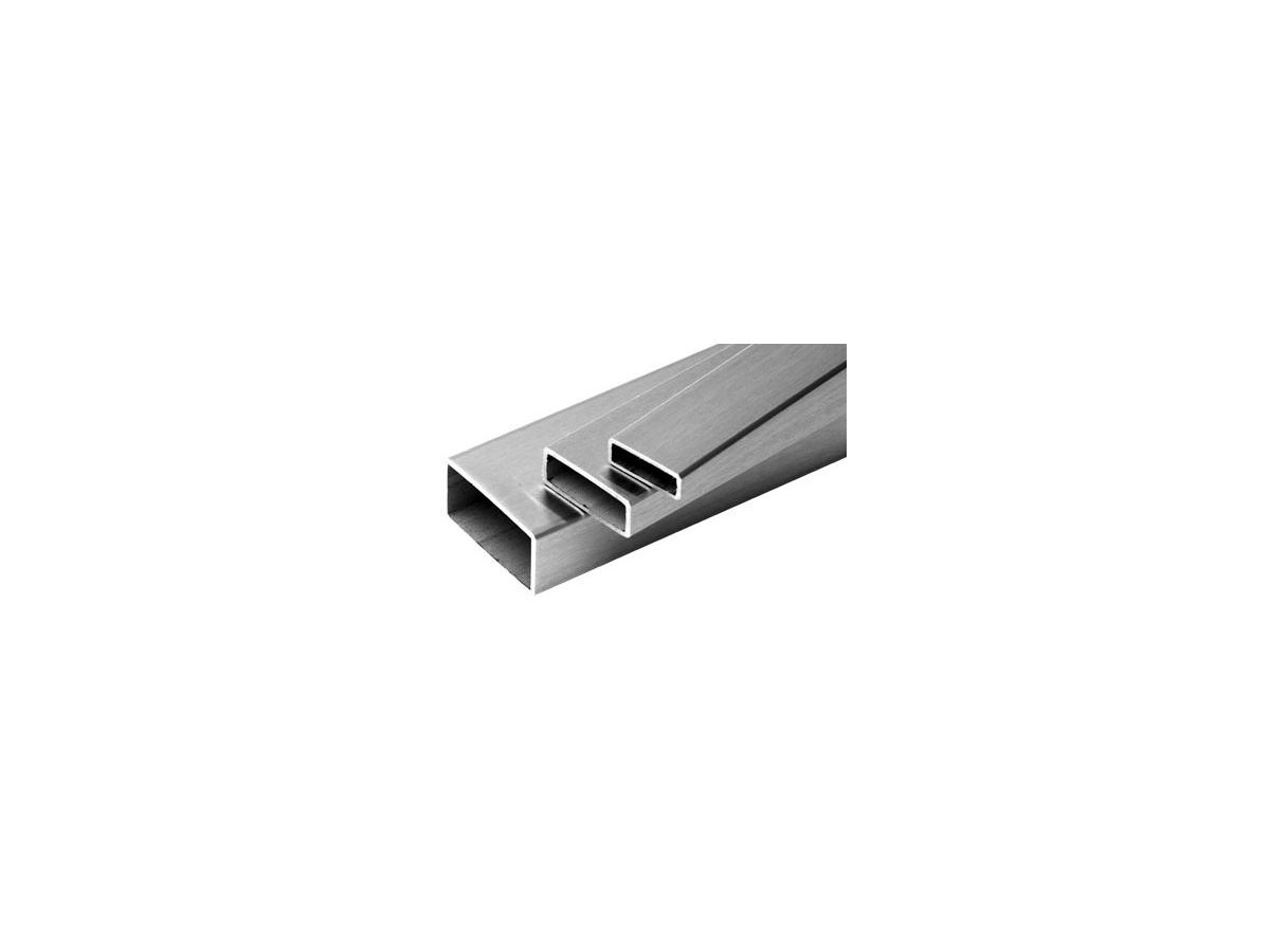 Niro Rechteckrohr Wst.1.4301 geschweisst - 40/20/3.0 mm, metallblank