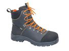 Bormio Sicherheitsschnürstiefe, Gr.47 - SAFETY Mythen, schwarz/orange