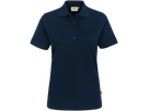 Damen-Poloshirt Performance Gr. L, tinte - 50% Baumwolle, 50% Polyester, 200 g/m²