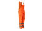 Latzhose mit Knietaschen, Gr. 82C46 - hi-vis orange, 70% Polyester/30% BW