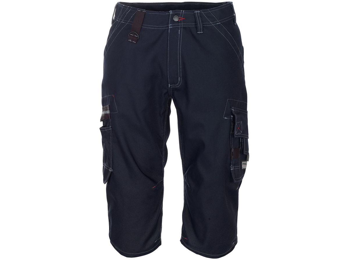 Limnos Kniebundhose schwarzblau Gr. C52 - 65% Poly./35% Baum. Kontr. an div.Stell.