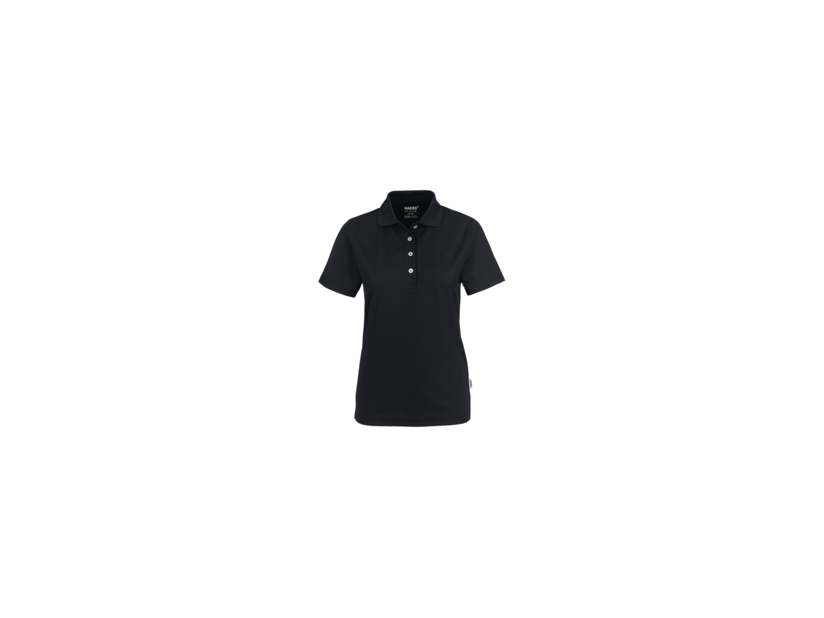 Damen-Poloshirt COOLMAX 3XL schwarz - 100% Polyester, 150 g/m²
