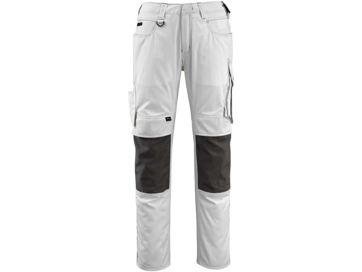 Mannheim Hose weiss-dunk. anthraz. 82C49 - 65% polyester / 35% baumwolle