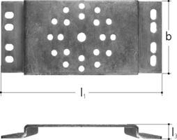 Sanipex Montageschiene, einfach