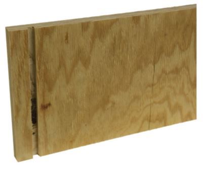 Tischlerplatte 22 mm einseitig mit Nut