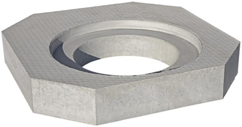 Schachtrahmen Typ 443 120 cm, 10 t, - exzentrisch, ohne Guss