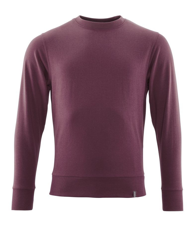 MASCOT® Sweatshirt, bordeaux L - 60% Bio-Baumwolle/40% Recyceltes Poly