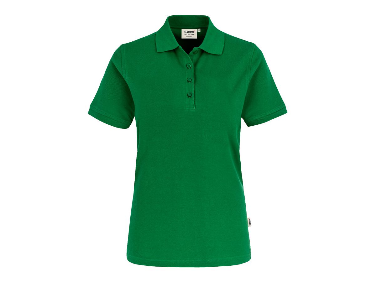 Damen Poloshirt Classic, Gr. L - kellygrün