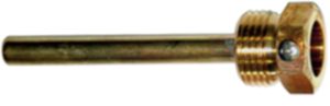 Tauchhülse aus Messing - Gewinde 1/2", zu Bimetallthermometer