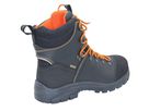 Bormio Sicherheitsschnürstiefe, Gr.47 - SAFETY Mythen, schwarz/orange