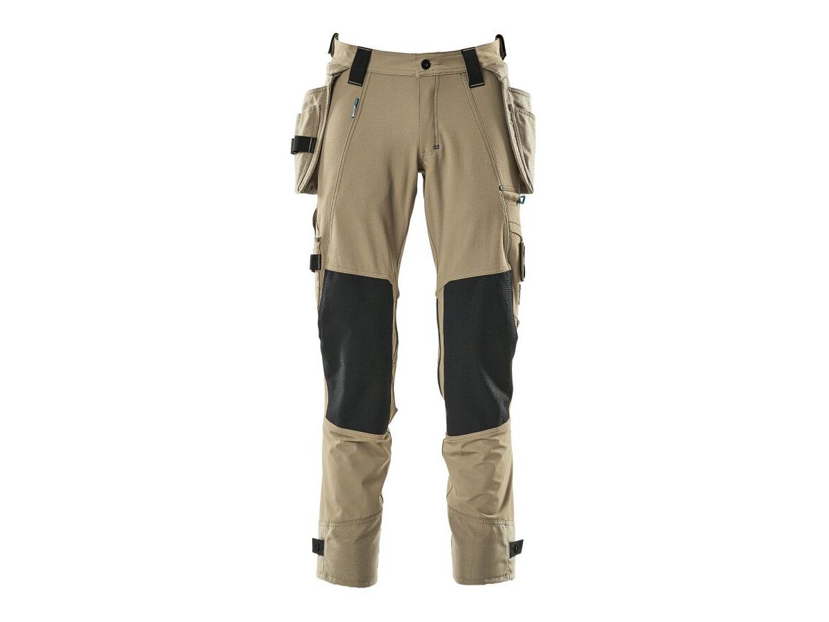 Hose mit Hängetaschen, Gr. 90C56 - hellkhaki, ultimate Stretch