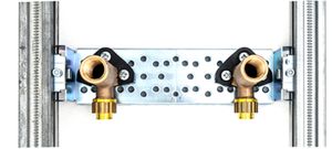 Sanipex Armaturenplatte 1/2" d = 16 - für GIS Profil JRG Sanipex