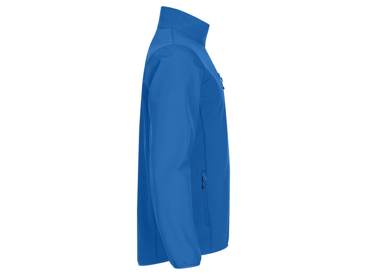 CLIQUE Soft Shell Jacket Gr. 2XL - Royal Blau, 96% Rec-Pol./4% Ela, 280g/m²