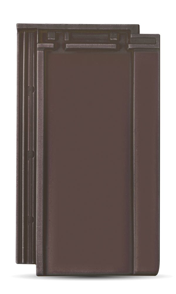 FlachSchiebeZiegel FS 03 dunkelbraun