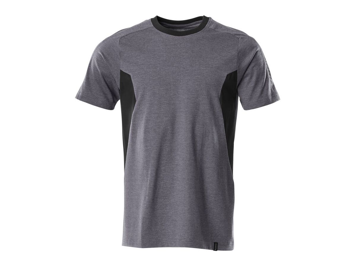 T-Shirt Moderne Passform, Gr. 3XL ONE - dunkelanthrazit/schwarz, 60% CO/40% PES