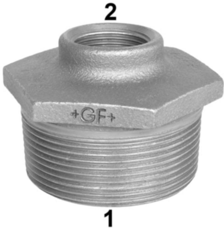 Nippel reduz. +GF+ 241 verzinkt