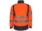 Warnschutzjacke, leuchtorange/grau - CLIMASSOFT REFLEX, Gr. S