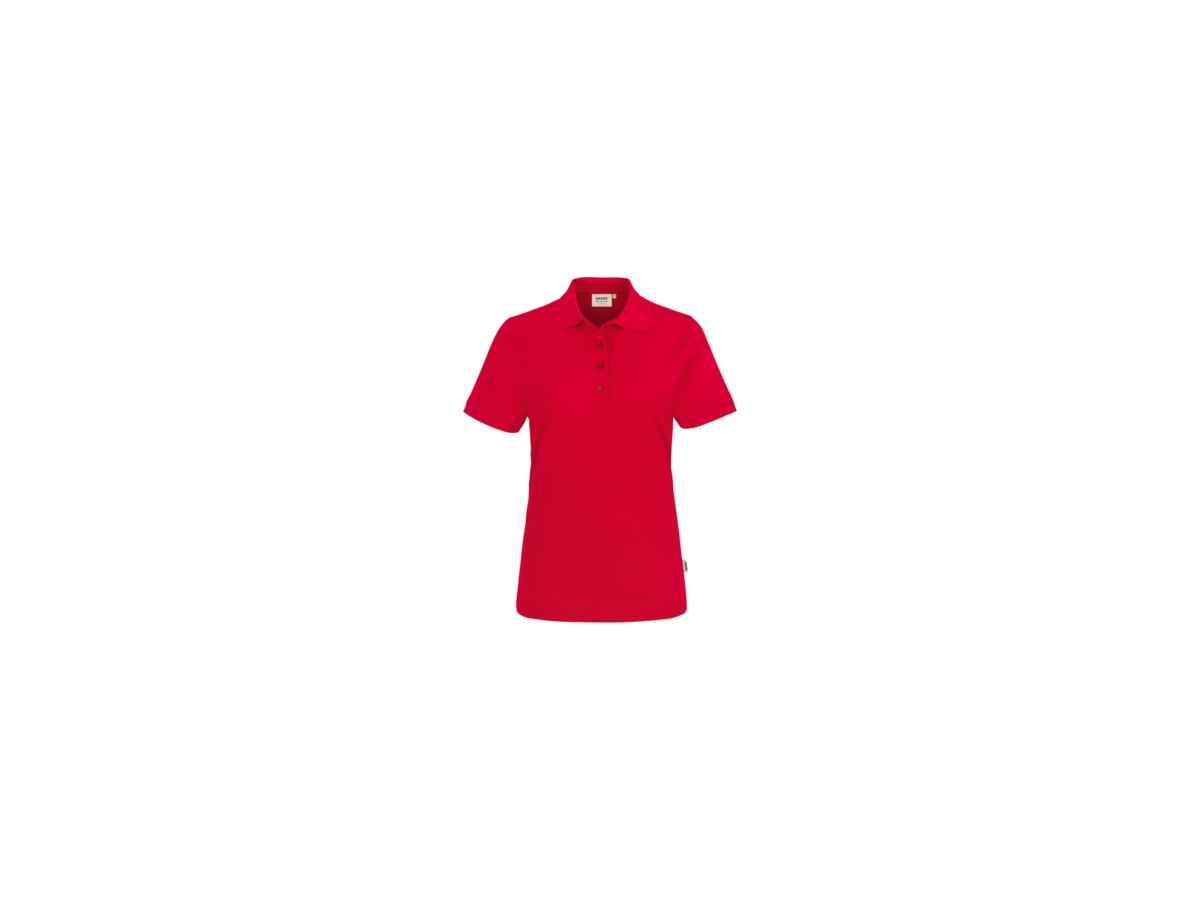 Damen-Poloshirt Performance Gr. XL, rot - 50% Baumwolle, 50% Polyester, 200 g/m²