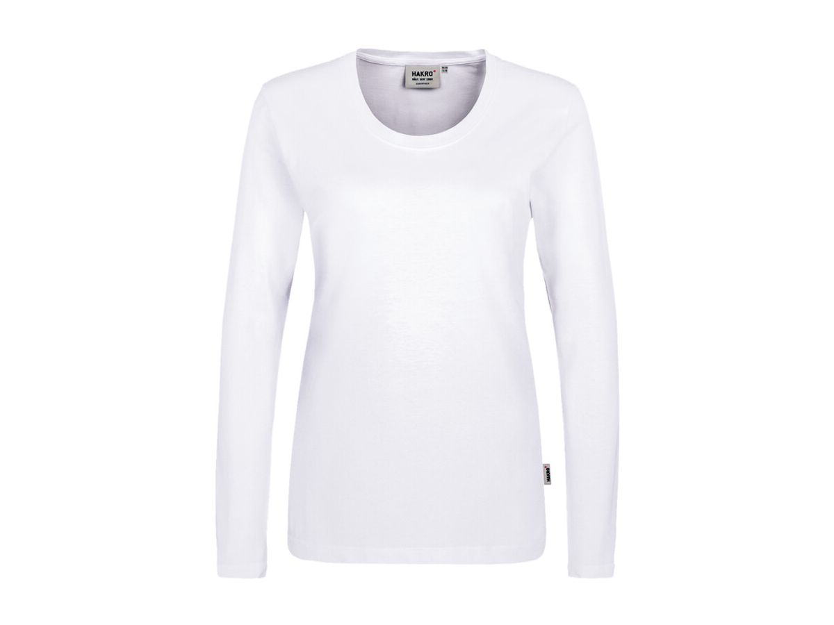 Klassisches Longsleeve-Shirt mit Rund- - hals-Ausschnitt. 100 % Baumw. Gr. XS-3XL