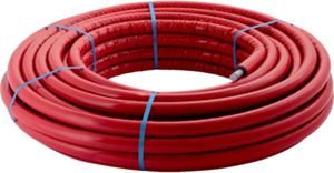 Metallverbundrohre rund vorgedämmt rot - GEBERIT FlowFit/PushFit