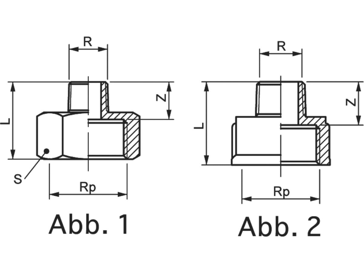 Reduzierstück Nr. 246   2 -11/2" - Messing