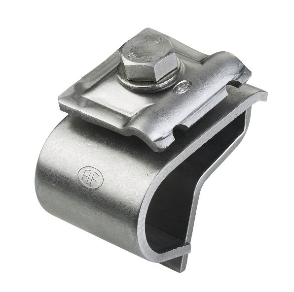 Dachrinnen-Wulstklemme Inox - Draht 6-10mm, Schr. M8x35, Band 20x2.5mm