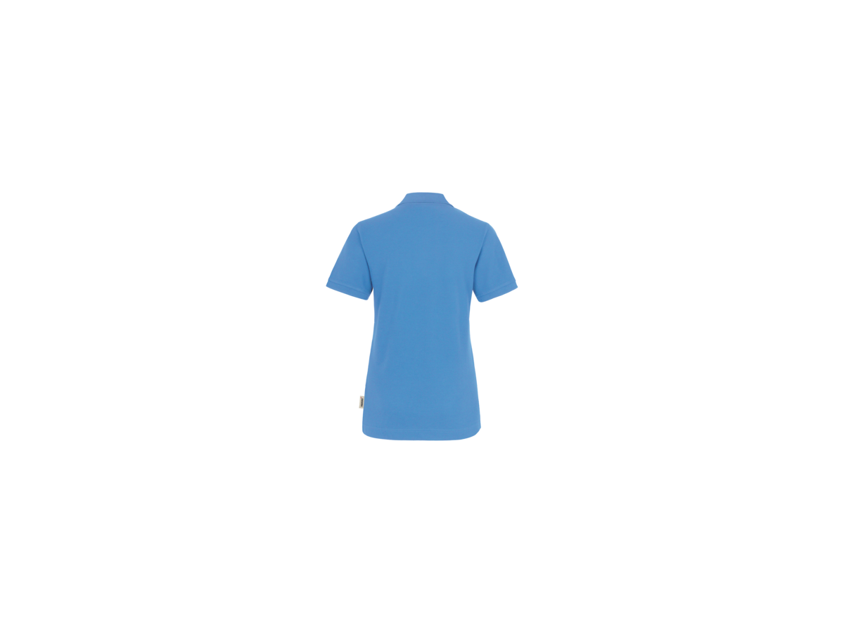 Damen-Poloshirt Perf. Gr. XS, malibublau - 50% Baumwolle, 50% Polyester, 200 g/m²