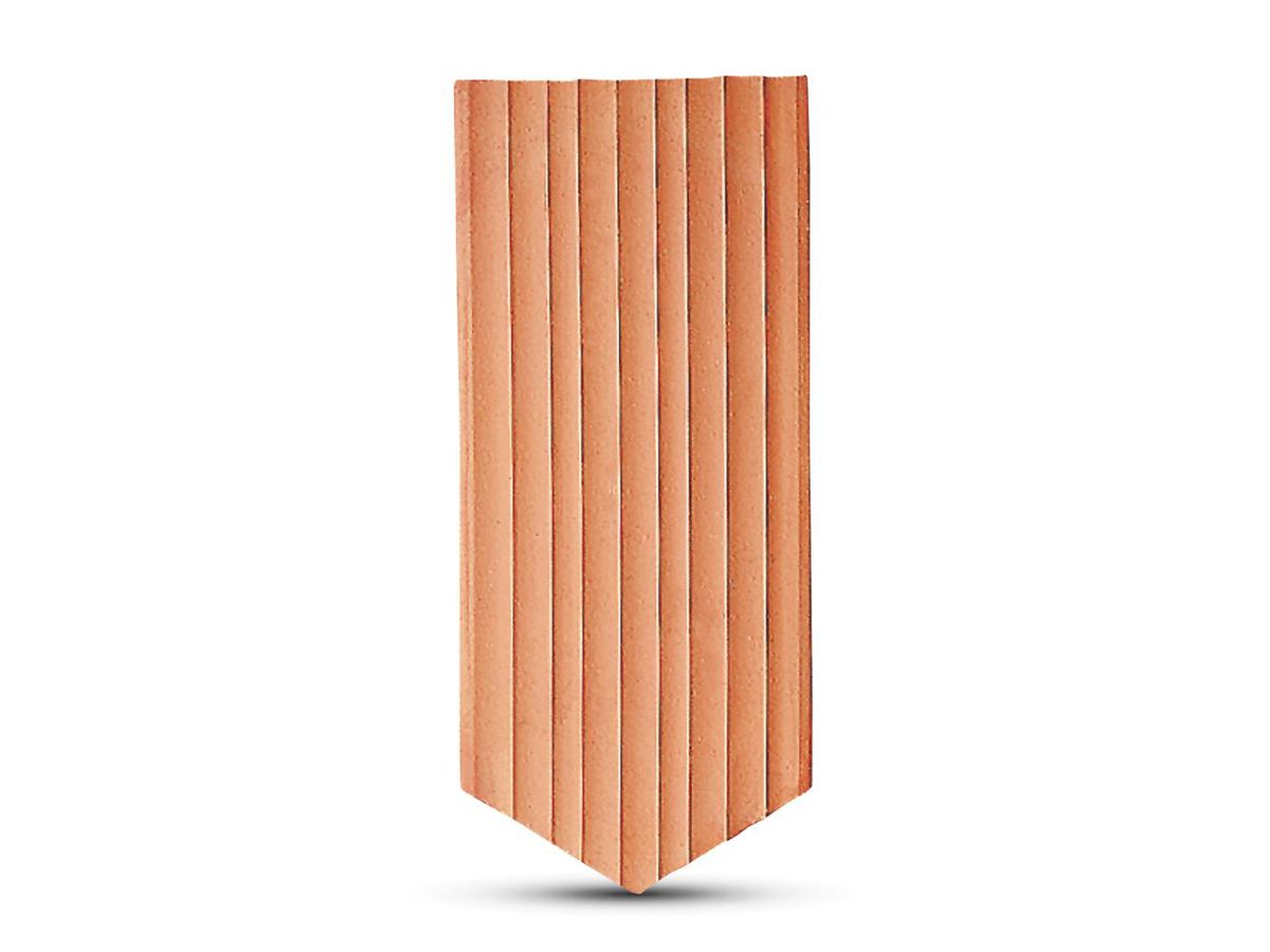 Biberschwanz Ziegel Antik spitz braun