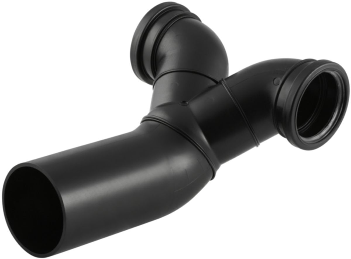 Geberit PE Wandklosett-Doppelbogen 180° - etagiert