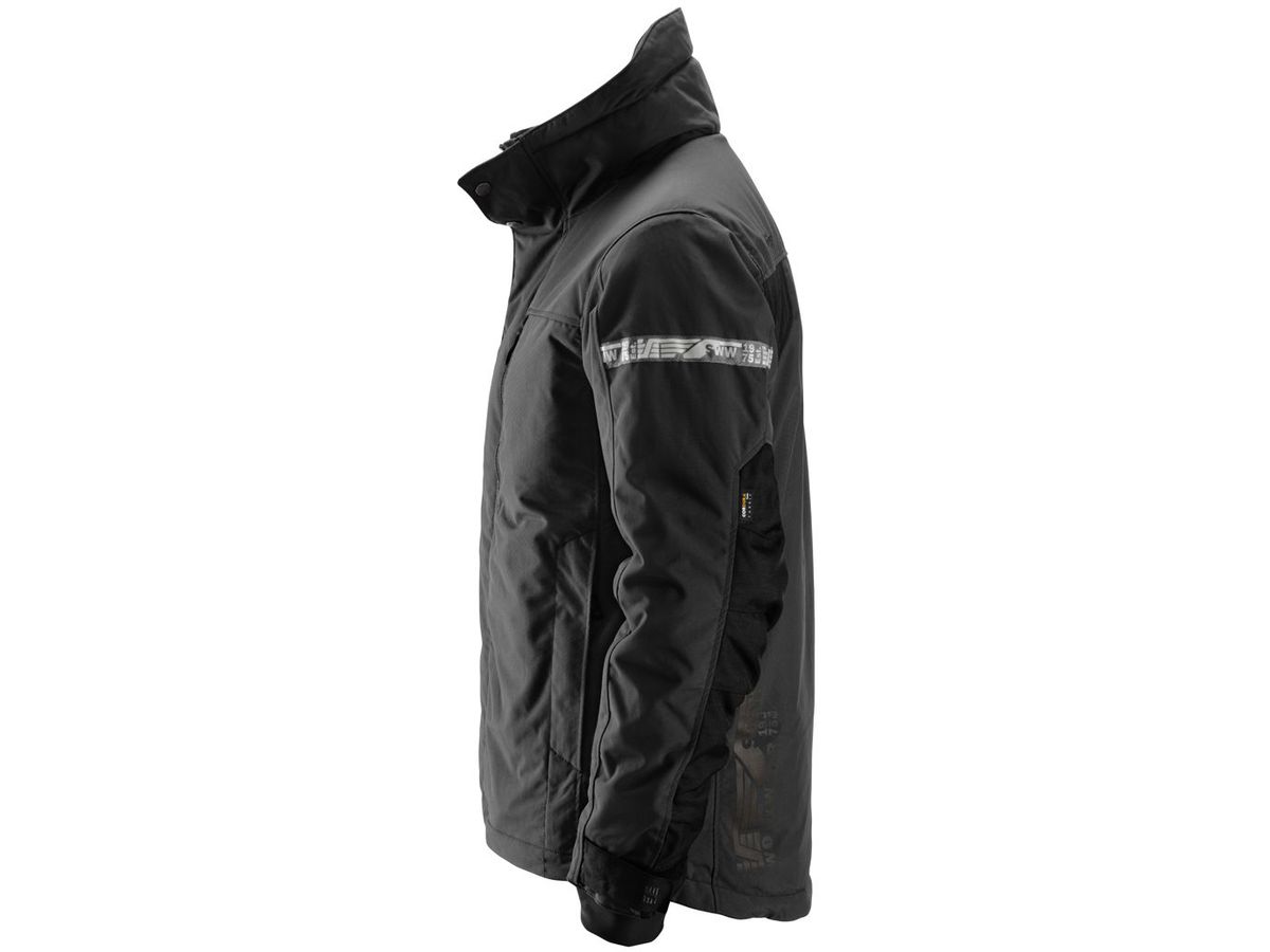 Allround Work gefütterte Jacke, Gr. S - schwarz, 100% PES, 220 g/m²