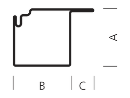Profilstahlrohr Forster Nr.  32.802 - 50/50/20/1.5 mm