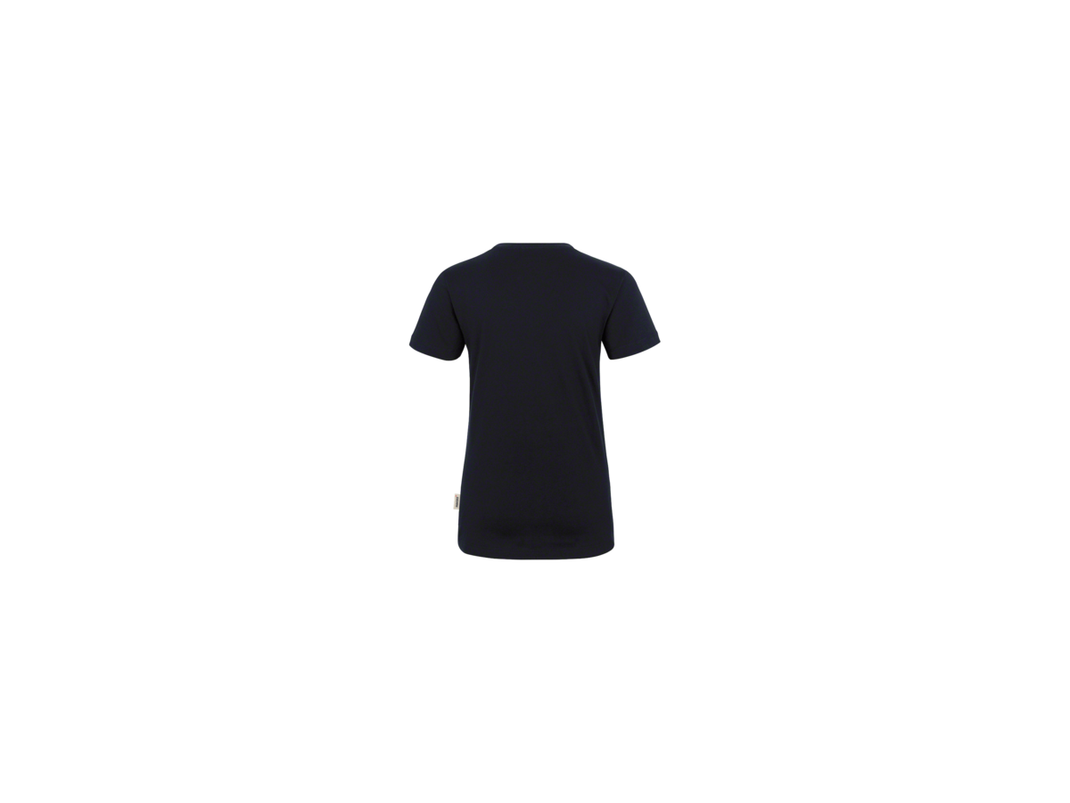 Damen-V-Shirt Classic Gr. L, schwarz - 100% Baumwolle