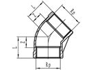 Winkel 45° Nr. 120 rostfrei AG
